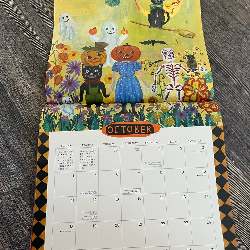 2026 World of Nathalie Lété Wall Calendar 2026! IN STOCK! Ready to ship! - Picture 8 of 16